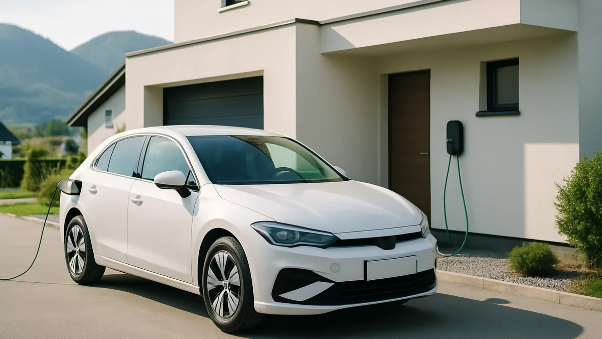 Prevzem ključev novega električnega avtomobila